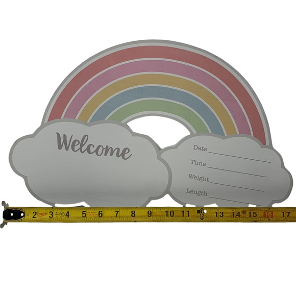 Welcome Baby Rainbow 🌈 Sign - Picture 2 of 3